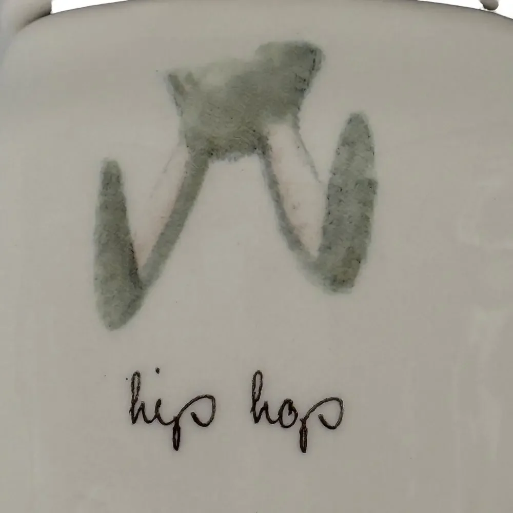 Rae Dunn Hip Hop Bunny Easter Canister Jar Artisan Collection by Magenta